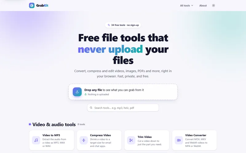 GrabKit: Web app